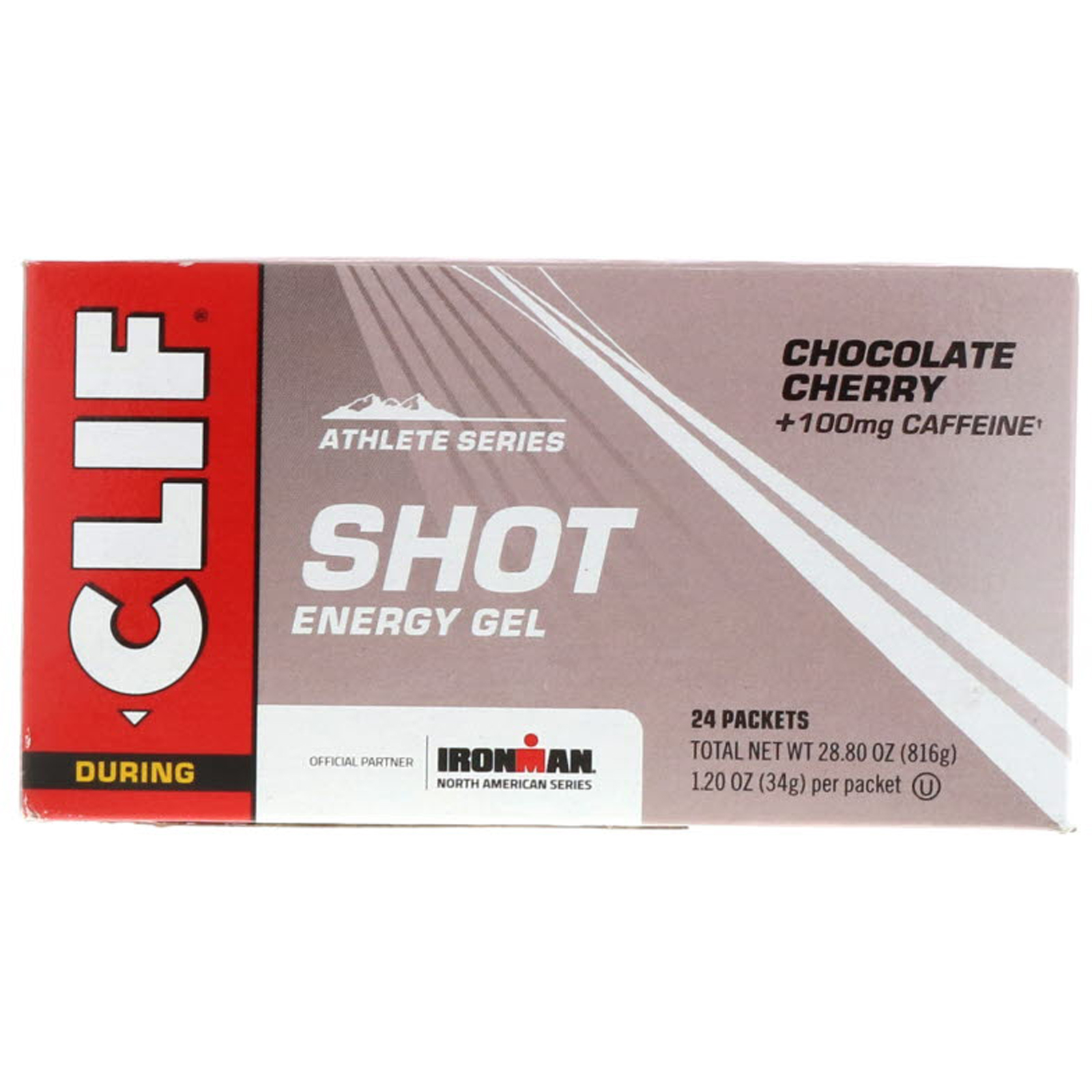Comprar Clif Bar, Dose de Gel Energizante, Chocolate Cereja + Cafeína, 24 Pacotes, 1.20 oz (34 g) Cada