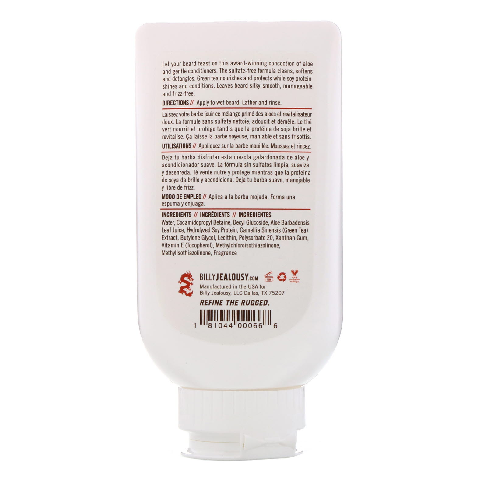 Comprar Billy Jealousy, Produto de limpeza para a barba, 236 ml - Imagem 2