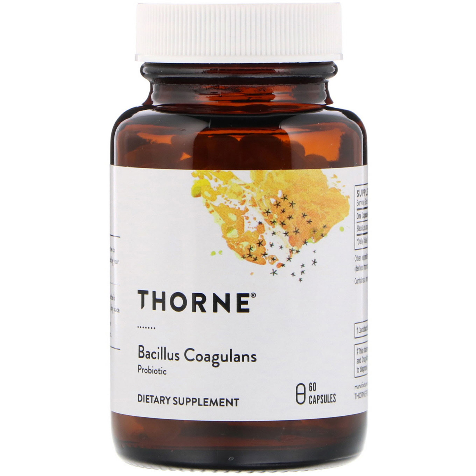 Comprar Thorne Research, Bacillus Coagulans, 60 Cápsulas