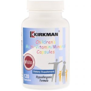 Comprar Kirkman Labs, Cápsulas Multivitamínicas/Minerais para Crianças, 120 Cápsulas