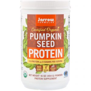 Comprar Jarrow Formulas, Proteína de Semente de Abóbora Orgânica Certificada, 454 g (16 oz)
