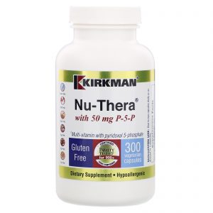 Comprar Kirkman Labs, Nu-There com 50 mg P-5-P, 300 Cápsulas Vegetarianas