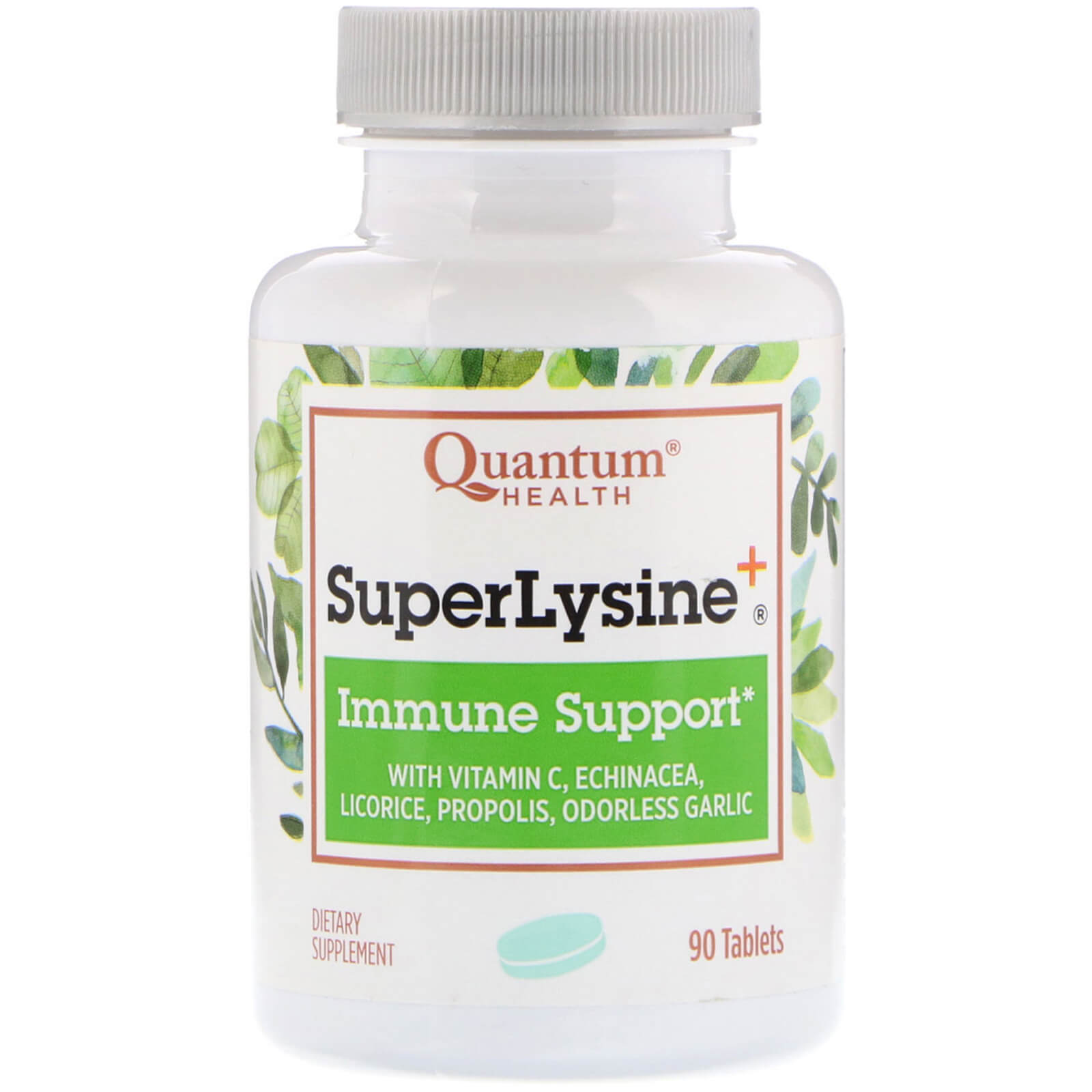 Comprar Quantum Health, Super Lisina+, Auxílio Imunológico, 90 Comprimidos