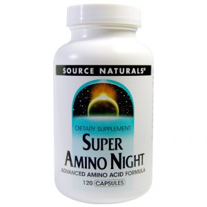 Comprar Source Naturals, Super Amino Night, 120 Cápsulas