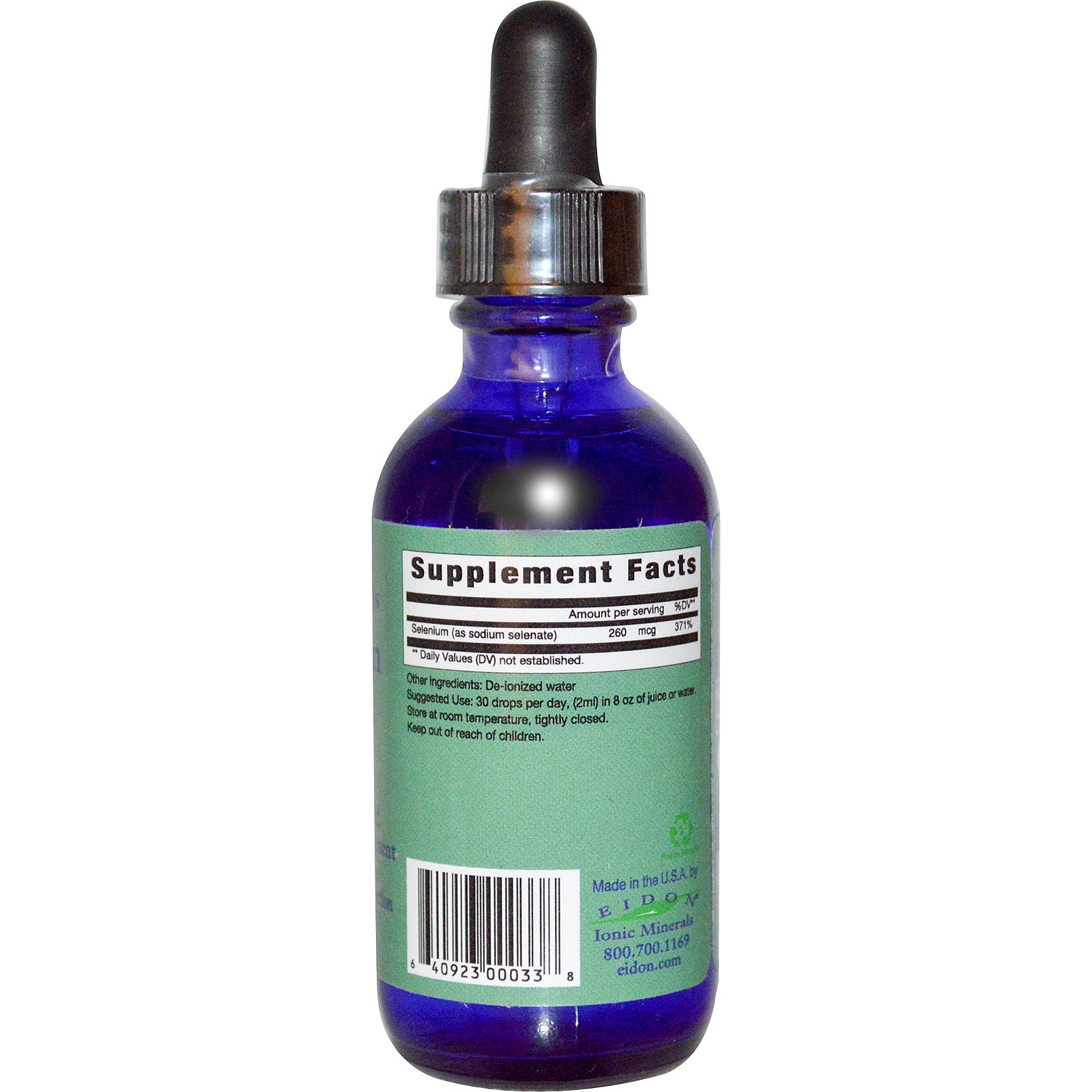 Comprar Eidon Mineral Supplements, Minerais Iônicos, Selênio, Concentrado Líquido, 60 ml (2 oz) - Imagem 2