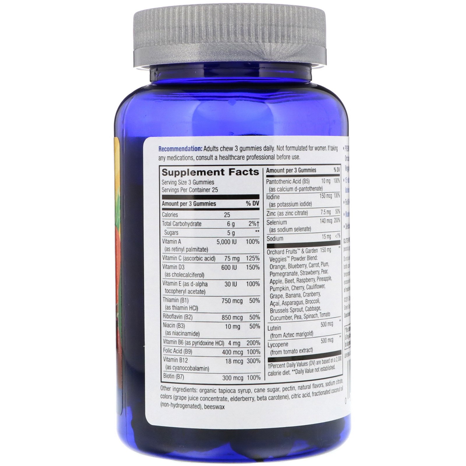 Comprar Nature's Way, Alive! Men's 50+ Gummy Vitamins, 75 Gummies - Imagem 2
