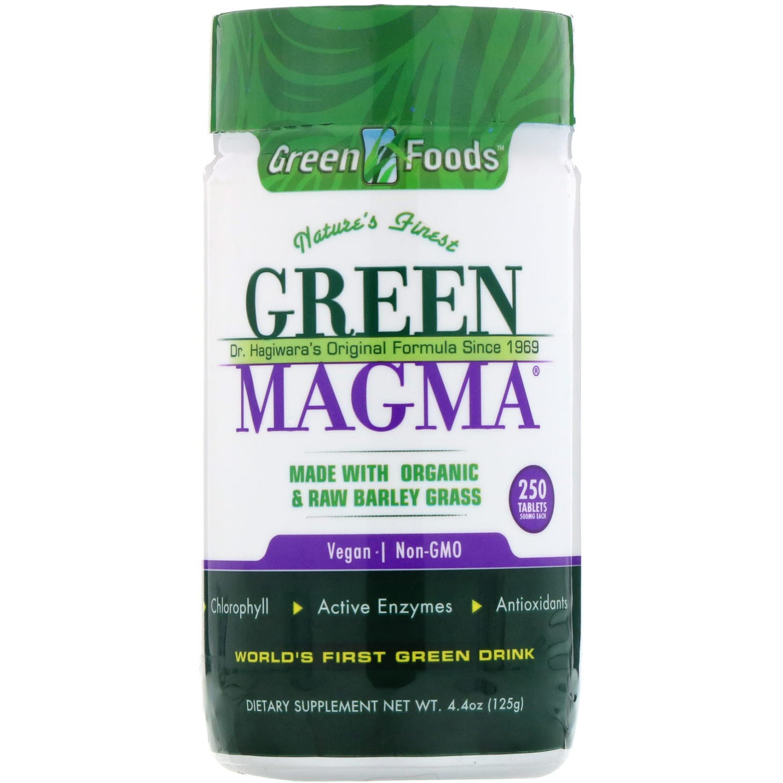 Comprar Green Foods , Magma Verde, 500 mg, 250 Comprimidos