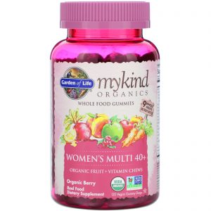 Comprar Garden of Life, MyKind Organics, Women's Multi 40+, Baga Orgânica, 120 Balas de Goma