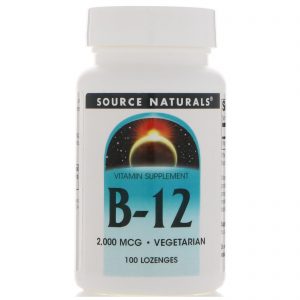 Comprar Source Naturals, B-12, 2.000 mcg, 100 Pastilhas