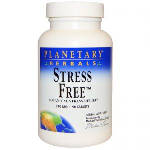 Comprar Planetary Herbals, Stress Free, Alívio Botânico para Stress, 810 mg, 90 tabletes