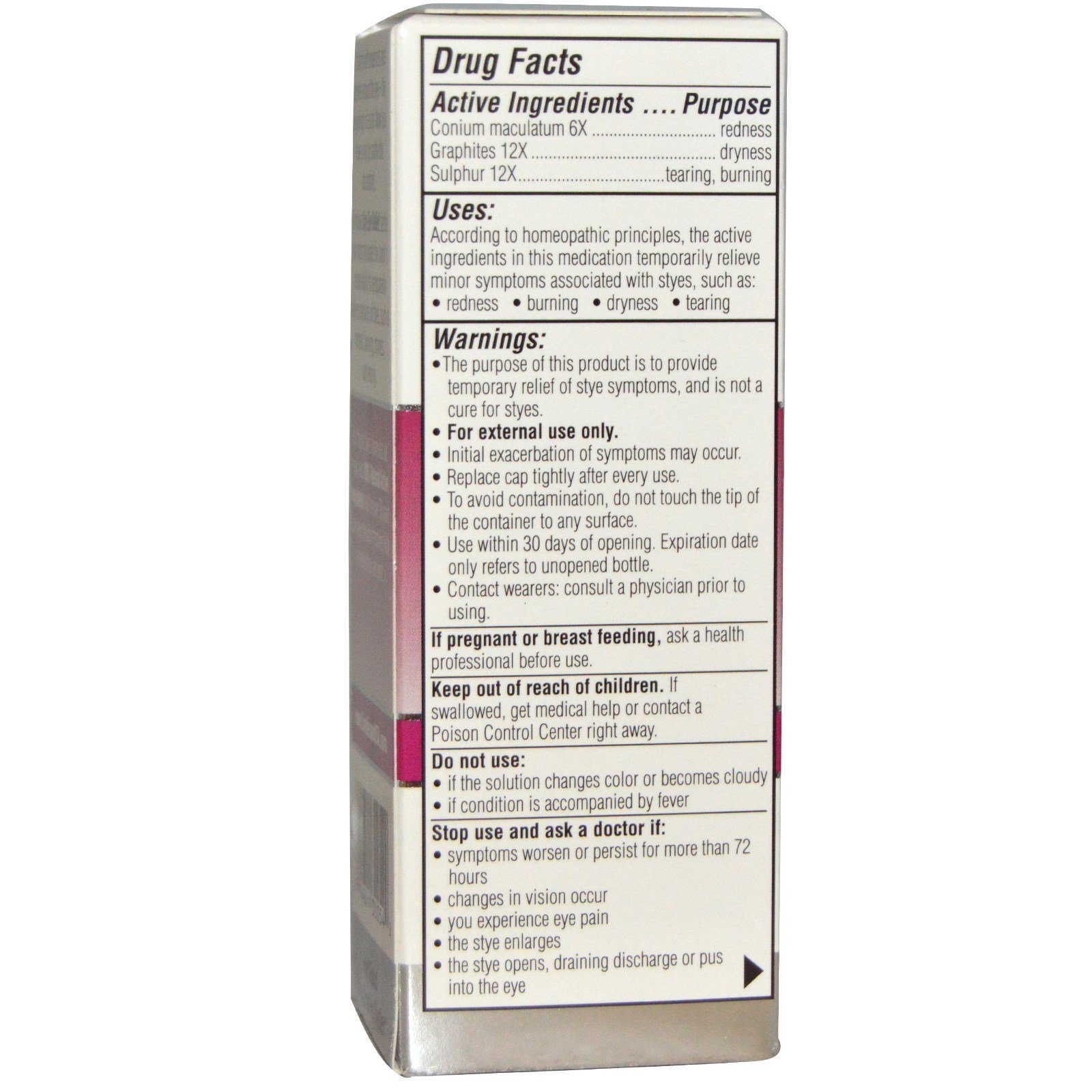 Comprar Similasan, Alívio para os olhos, colírio esterilizado, 0,33 fl oz (10 ml) - Imagem 2