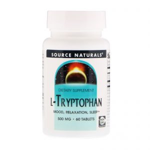 Comprar Source Naturals, L-triptofano, 500 mg, 60 Comprimidos