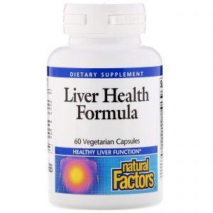 Comprar Natural Factors, Fórmula para a Saúde do Fígado, 60 Cápsulas Vegetais