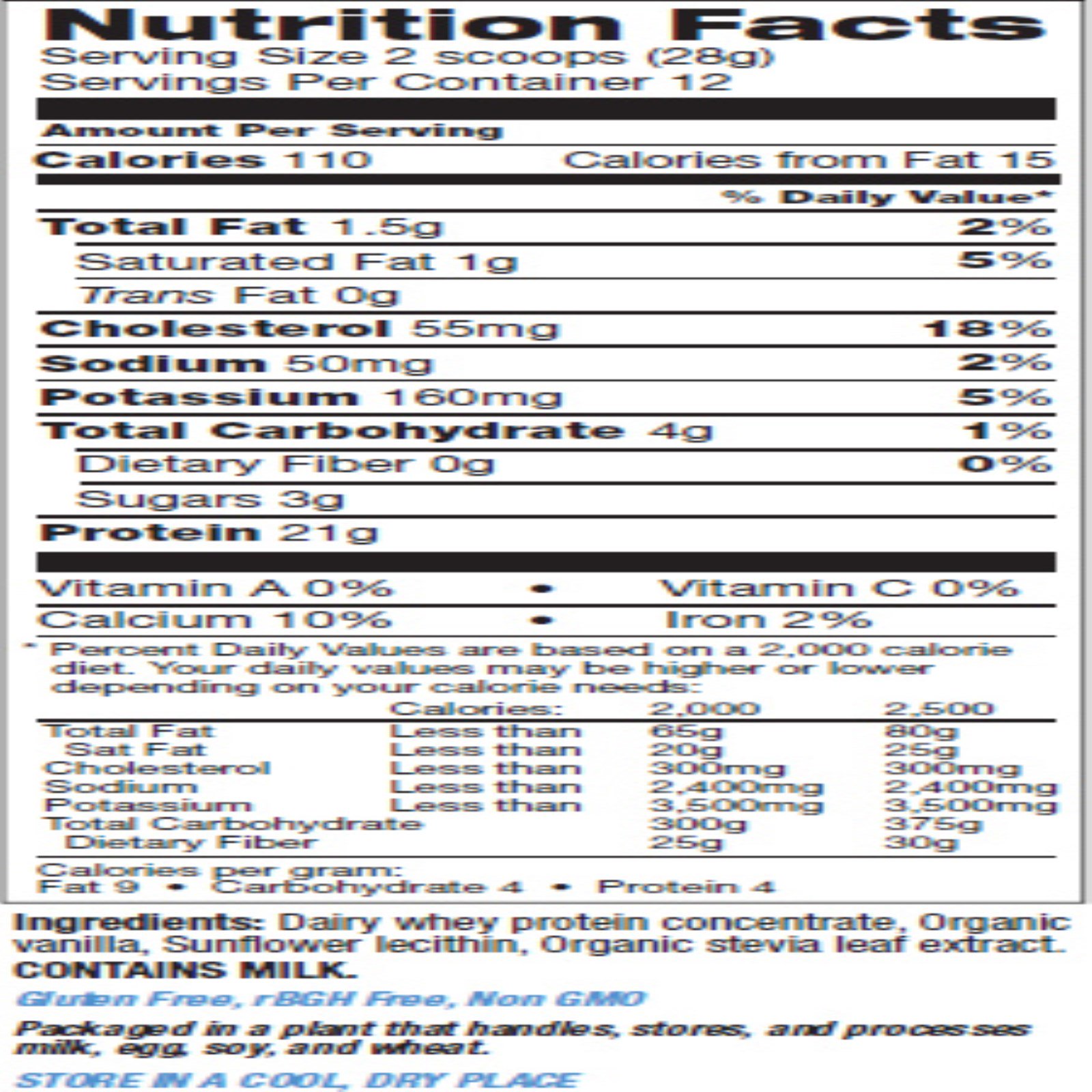 Comprar Tera's Whey, Grass Fed, Simply Pure Whey Protein, Bourbon Vanilla, 12 oz (340 g) - Imagem 2