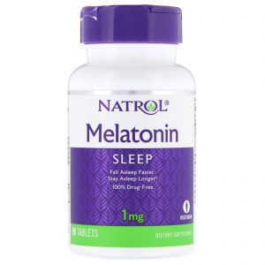 Comprar Natrol, Melatonina, 1 mg, 90 Comprimidos