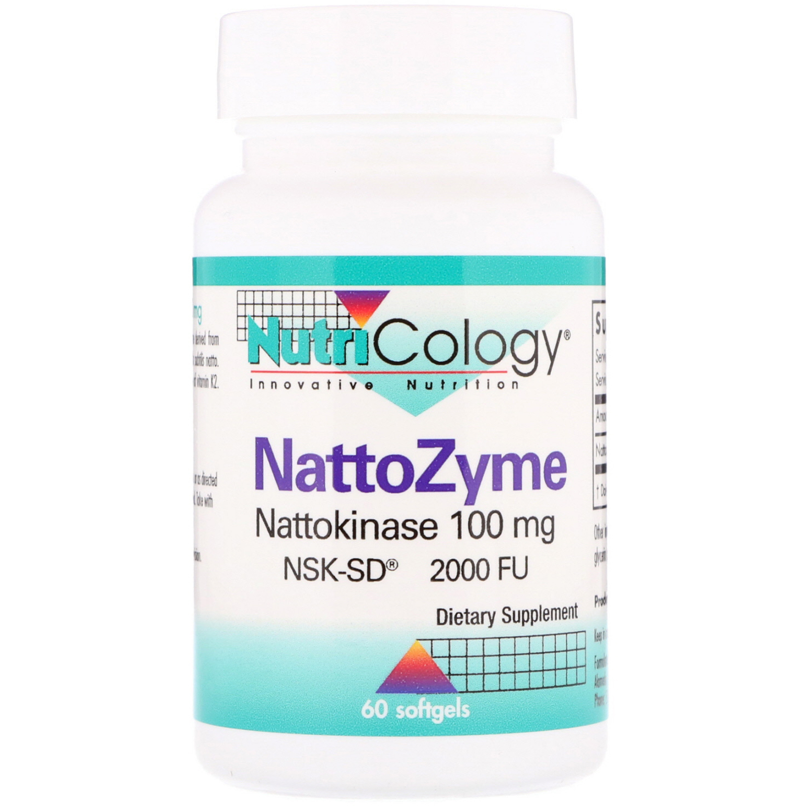Comprar Nutricology, NattoZyme, 100 mg, 60 Cápsulas Softgel