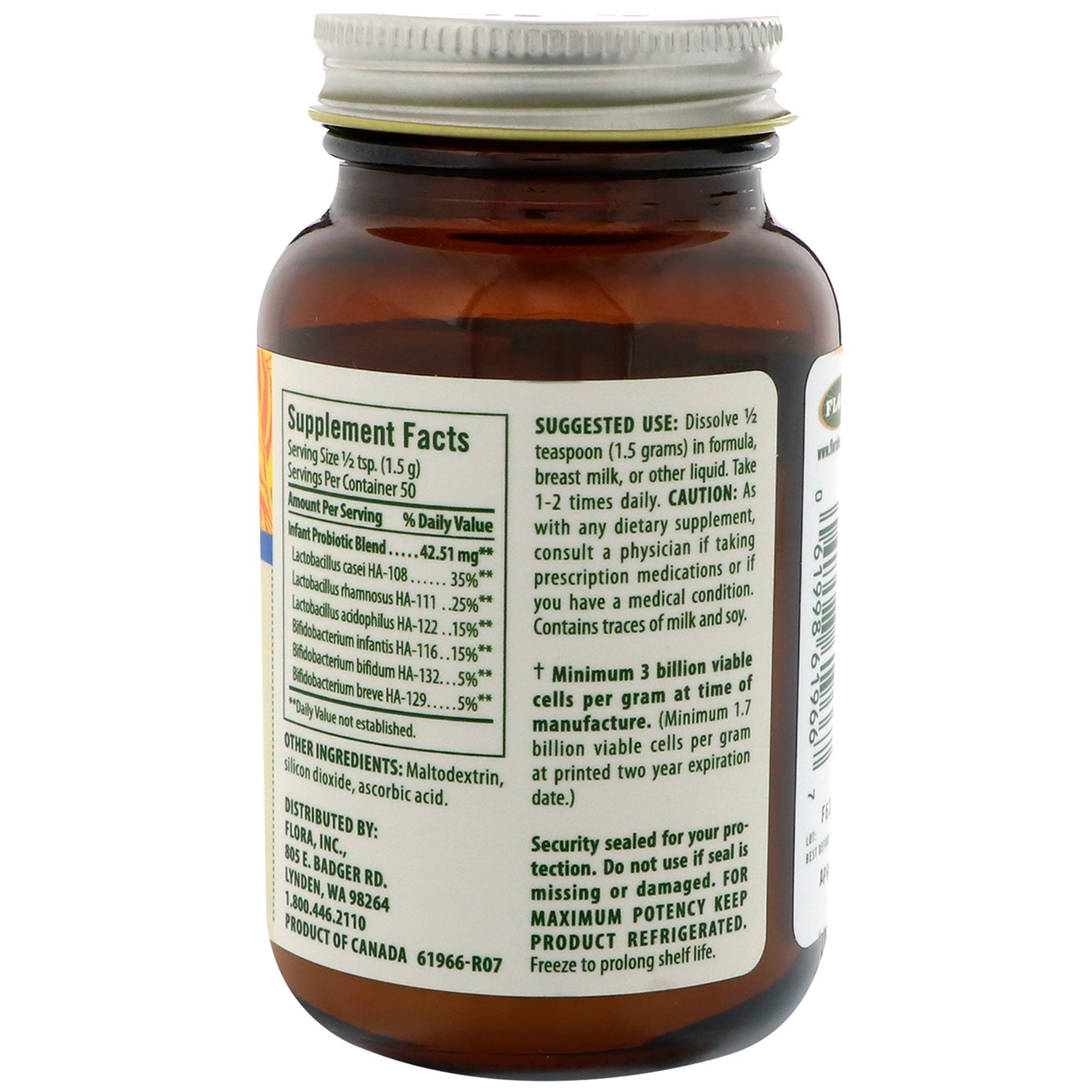 Comprar Flora, Probiótico para Crianças Pequenas, 2,64 oz (75 g) (Ice) - Imagem 2