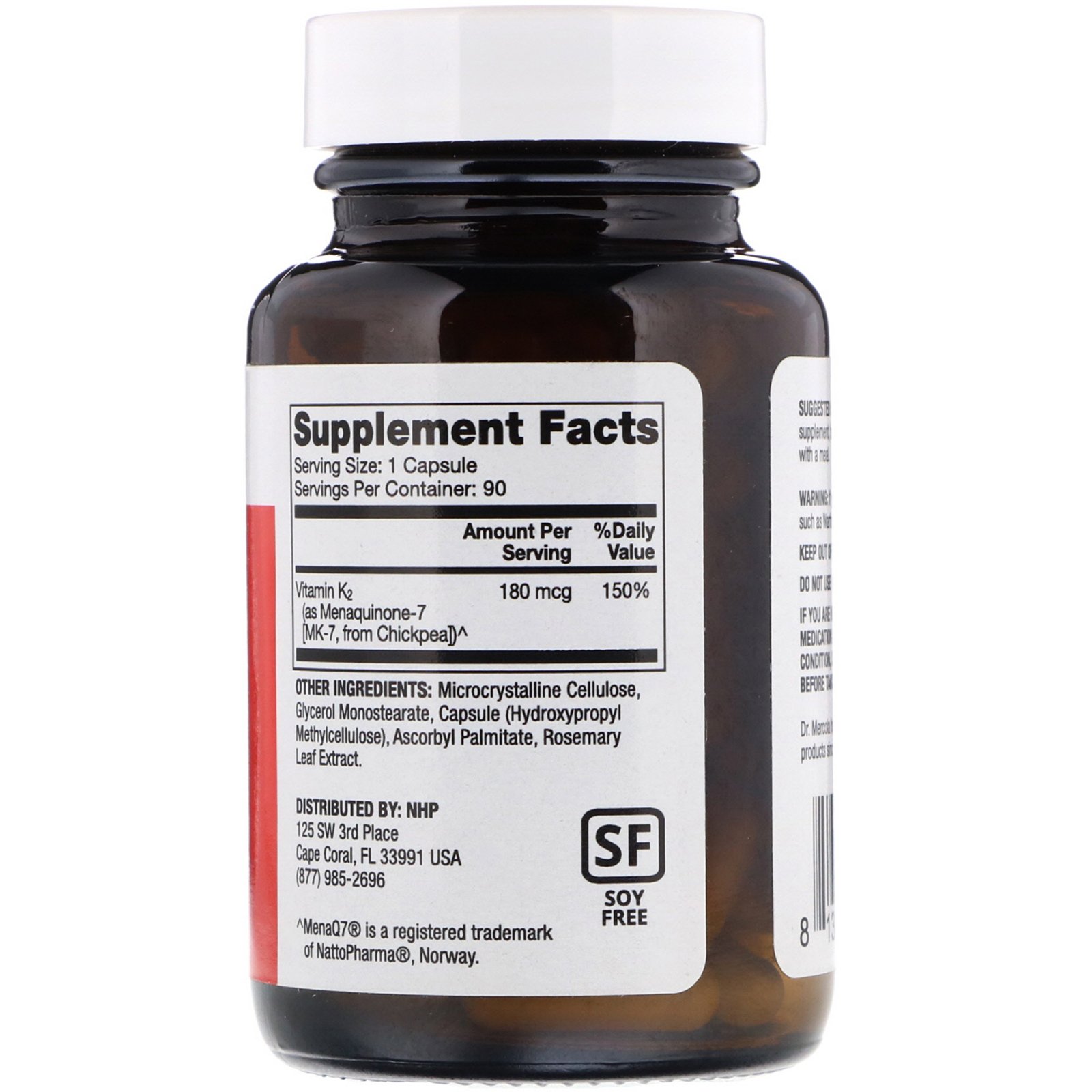 Comprar Dr. Mercola, Vitamina K2, 180 mcg, 90 Cápsulas - Imagem 2