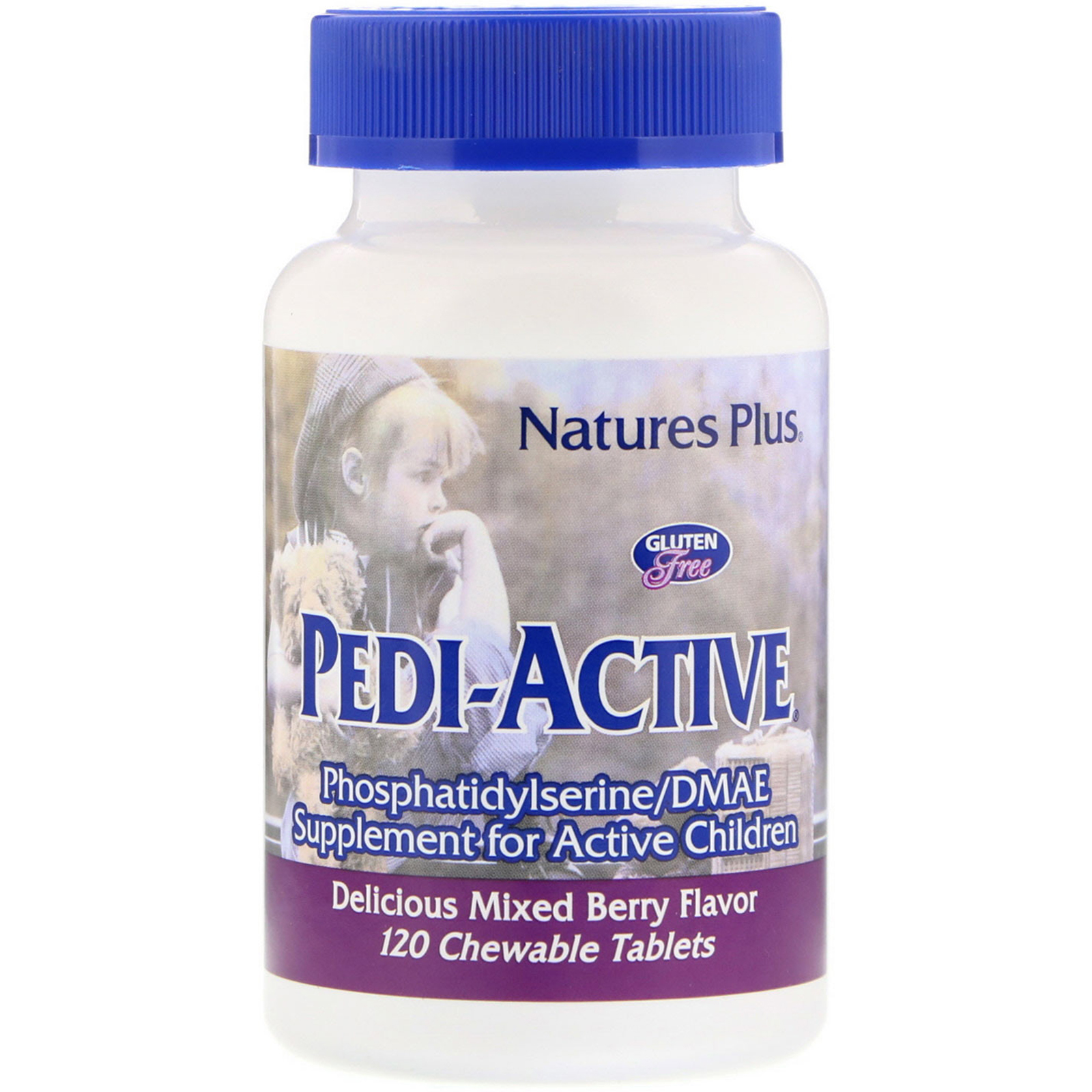 Comprar Nature's Plus, Pedi-Active, Suplemento para Crianças Ativas, Sabor Misto de Frutas, 120 Comprimidos Mastigáveis