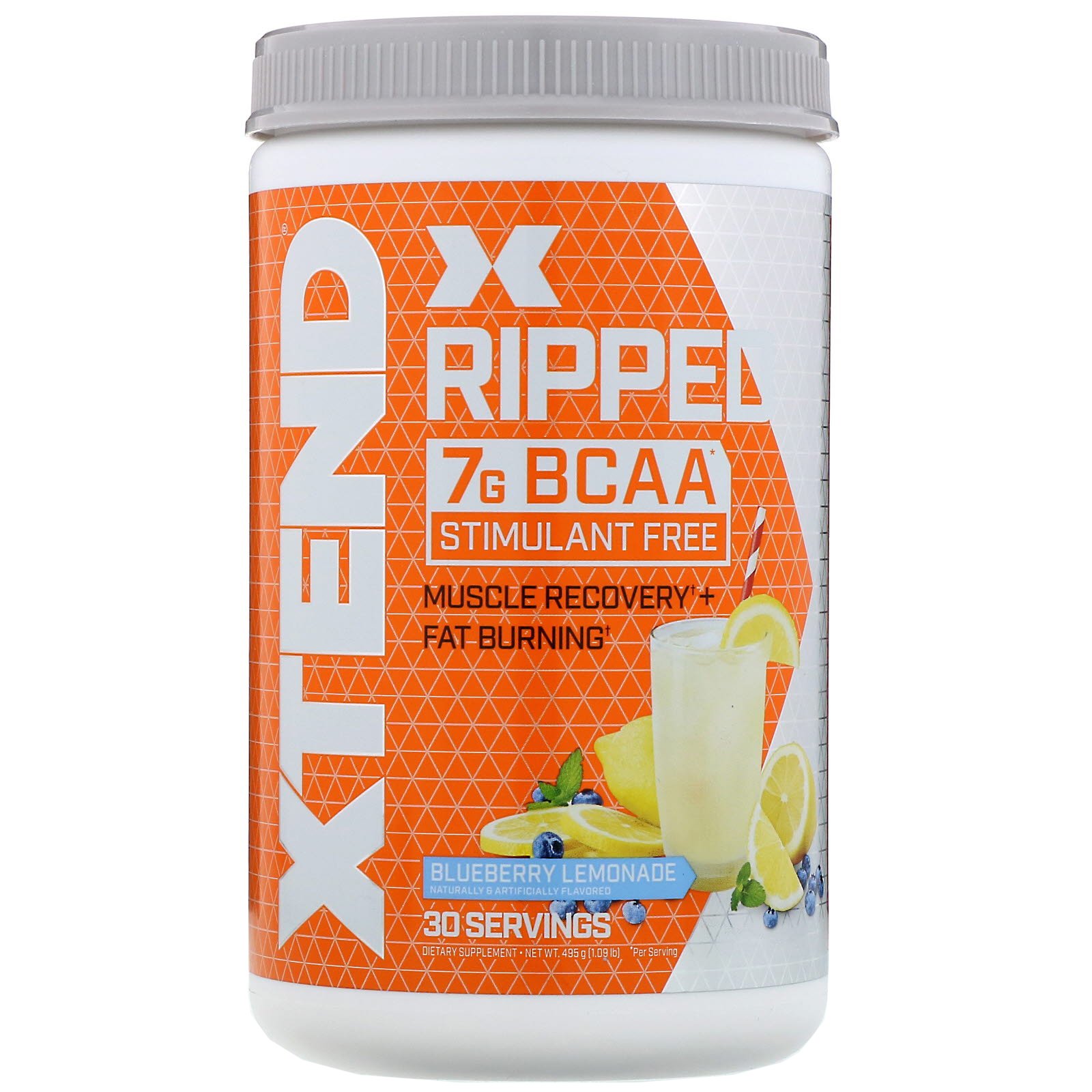 Comprar Scivation, Xtend Ripped, 7G BCAAs, Limonada de Mirtilo, 495 g (1,09 lb)