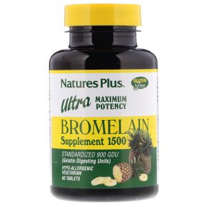 Comprar Nature's Plus, Bromelain Supplement 1500, Ultra Maximum Potency, 60 Tablets