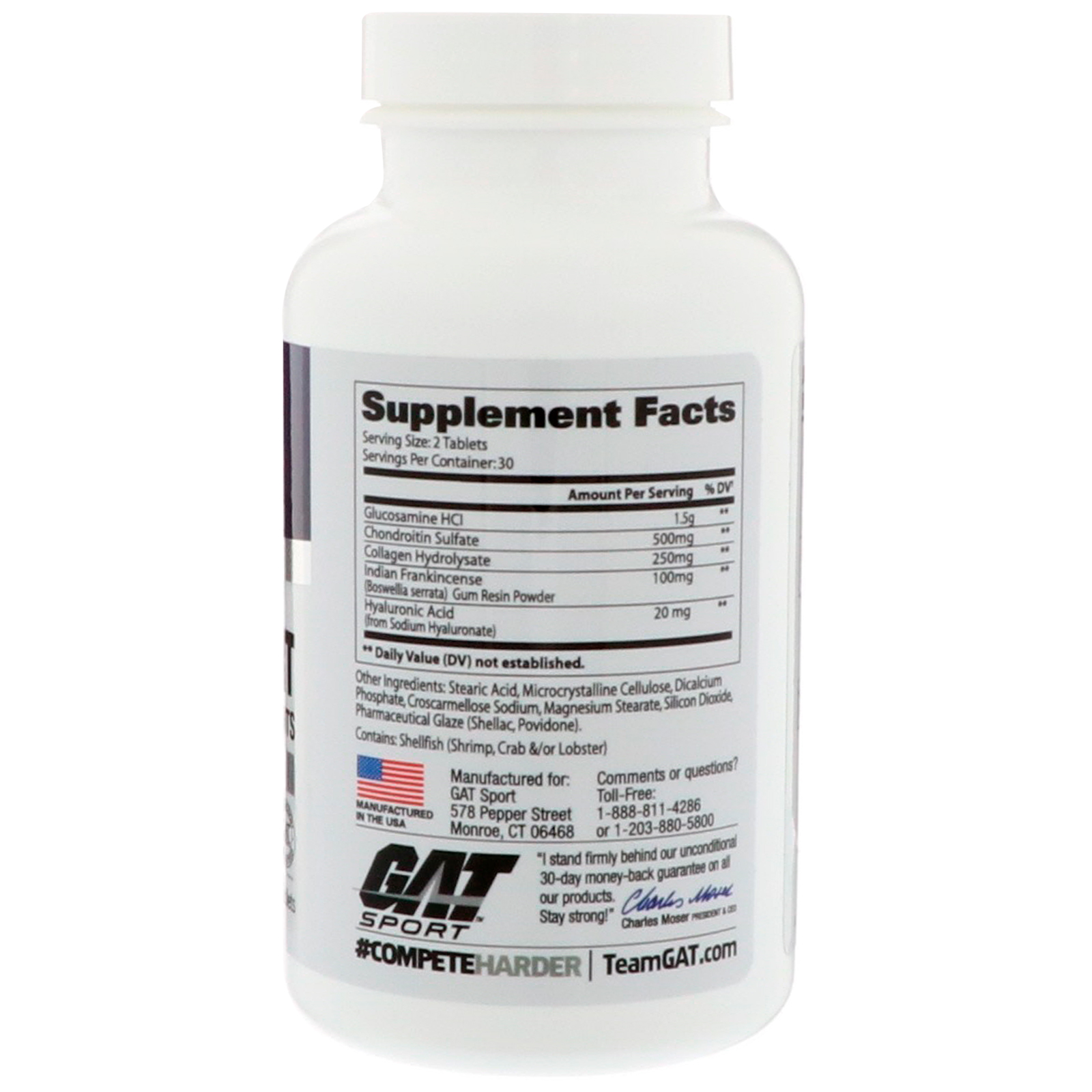 Comprar GAT, Essentials Joint Support, 60 Tablets - Imagem 2