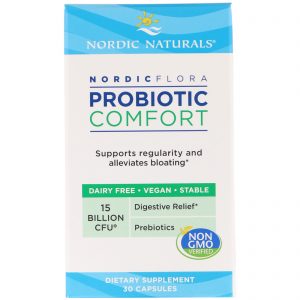 Comprar Nordic Naturals, Nordic Flora Probiotic, Comfort, 15 Billion CFU, 30 Capsules