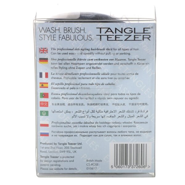 Comprar Tangle Teezer, Compact Styler, Smooth and Shine, On-The-Go Detangling Hairbrush, Rose Gold Black, 1 Brush - Imagem 5