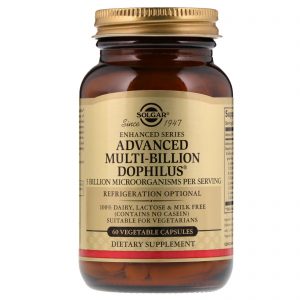 Comprar Solgar, Advanced Multi-Billion Dophilus, 60 Cápsulas Vegetais