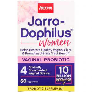 Comprar Jarrow Formulas, Jarro-Dophilus, Vaginal Probiotic, Women, 10 Billion, 60 Veggie Caps