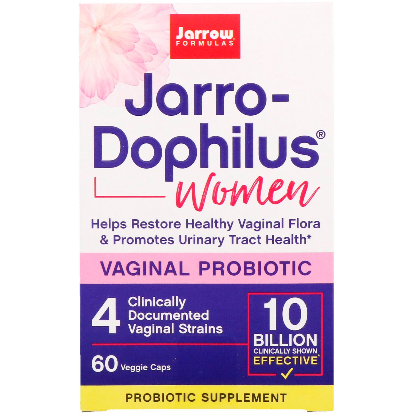 Comprar Jarrow Formulas, Jarro-Dophilus, Vaginal Probiotic, Women, 10 Billion, 60 Veggie Caps