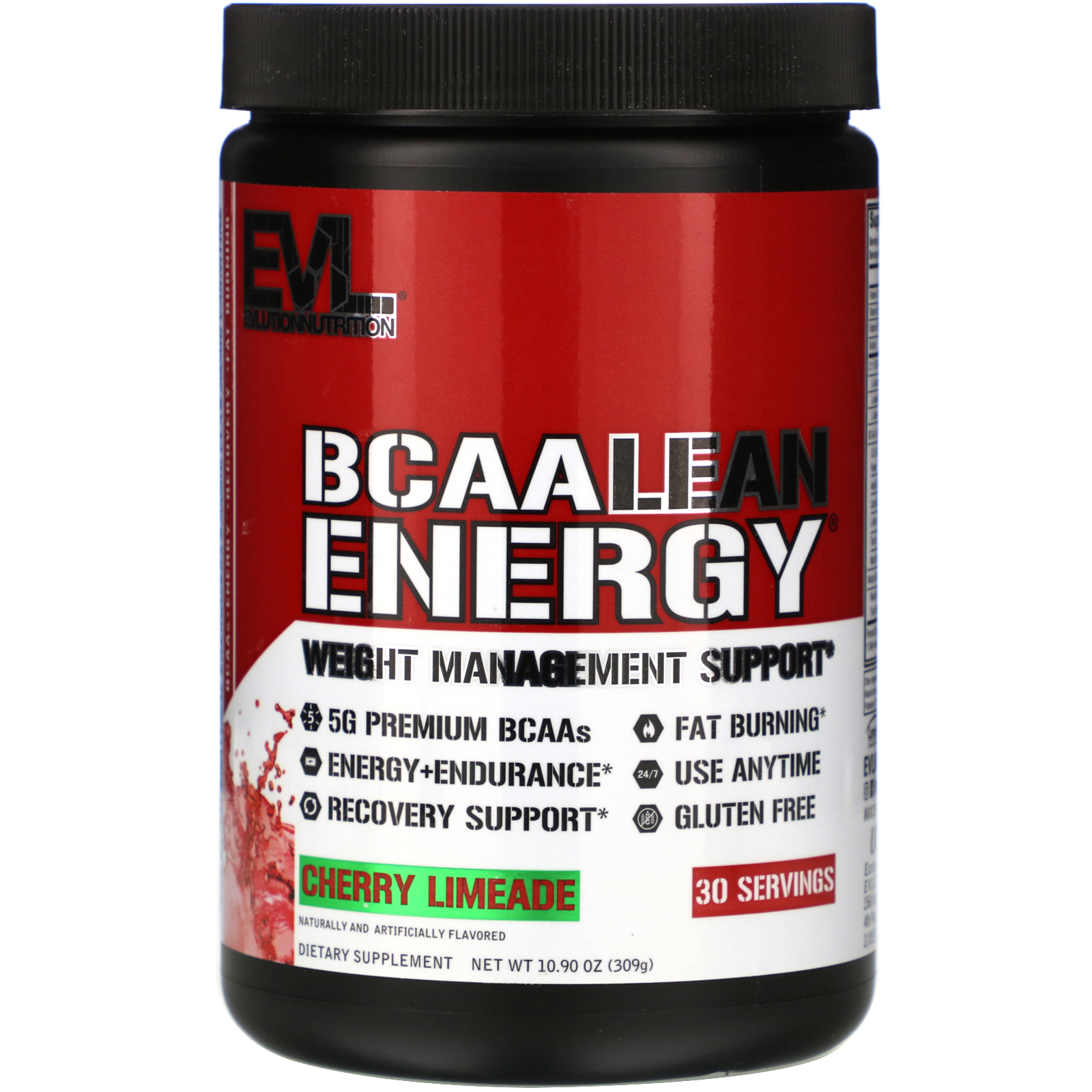 Comprar EVLution Nutrition, BCAA Lean Energy, Cherry Limeade, 330 g (11,6 oz)