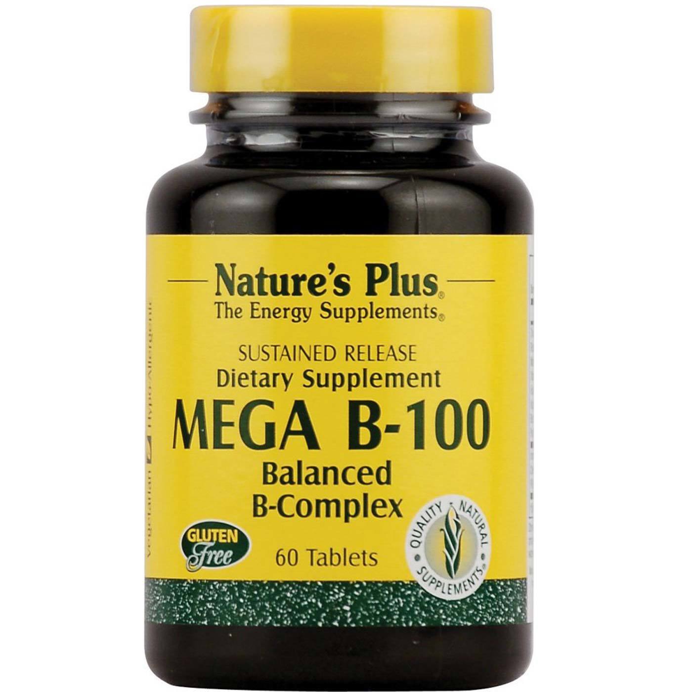 Comprar Nature's Plus, Mega B-100 - 60 Tabletes