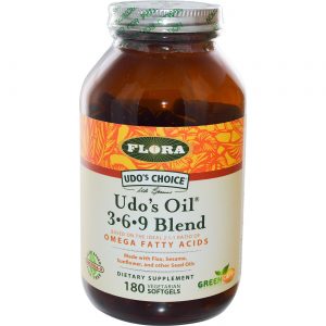 Comprar Flora, Óleo de Udo Mistura de Ômega 3-6-9 - 180 Cápsulas em Gel