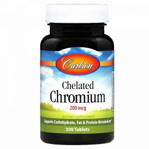 Comprar Carlson Labs, Quelato de Cromo - 300 Tabletes