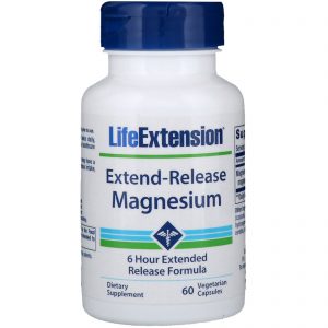 Comprar Life Extension, Magnésio de Liberação Prolongada, 60 Cápsulas Vegetais