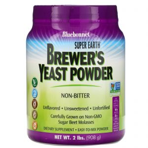 Comprar Bluebonnet Nutrition, Levedura de Cerveja Super Earth, Sem Sabor, 2 lb (908 g)