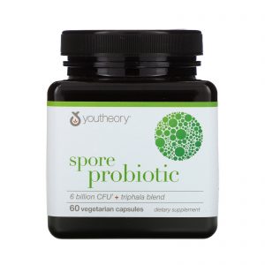 Comprar Youtheory, Spore Probiotic, 6 Billion CFU, 60 Vegetarian Capsules