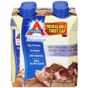 Comprar Atkins Advantage, Milk Shake Chocolate - 4 Shakes com 325mL cada