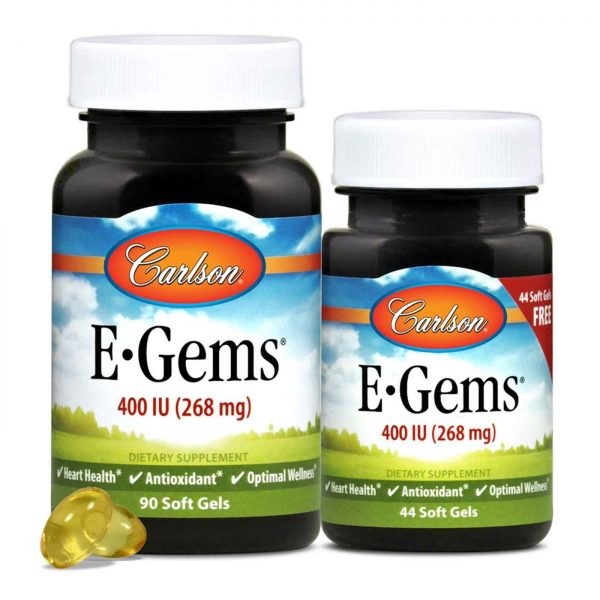 Comprar Carlson Labs, E-Gems® 400 UI - 90 Cápsulas em gel - Imagem 4