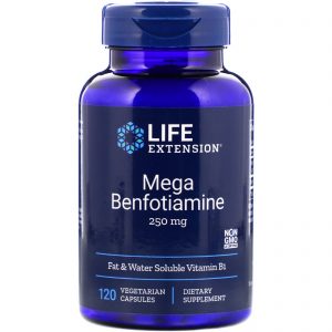 Comprar Life Extension, Megabenfotiamina, 250 mg, 120 Cápsulas Vegetarianas