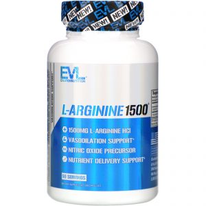 Comprar EVLution Nutrition, L-Arginina 1500, 100 Cápsulas