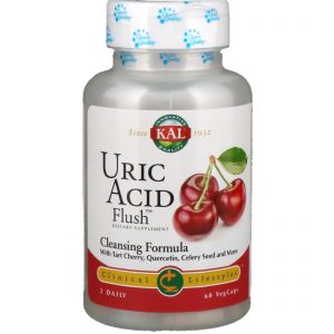 Comprar KAL, Uric Acid Flush, 60 Cápsulas Vegetais