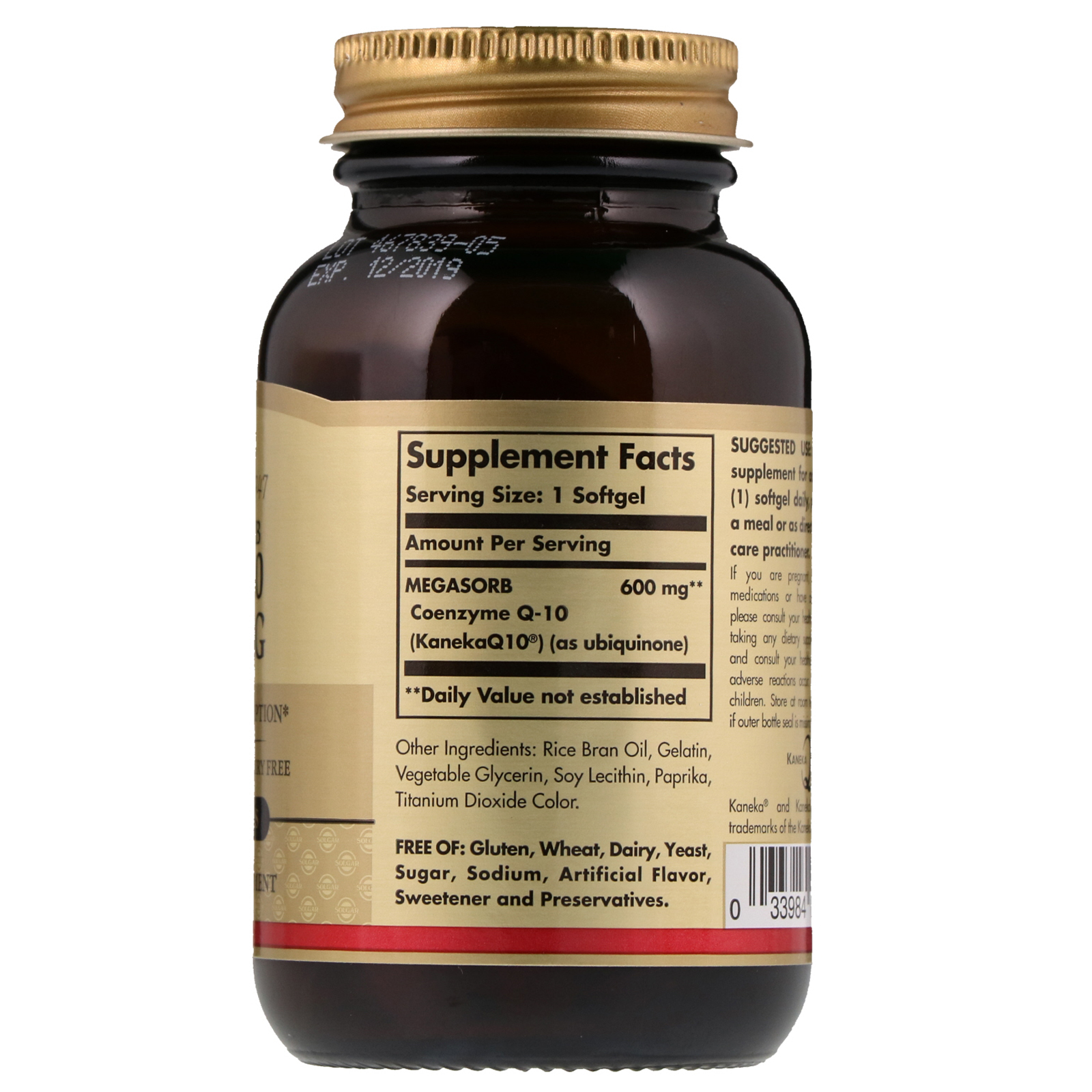 Comprar Solgar, Megasorb CoQ-10, 600 mg, 30 Cápsulas Softgel - Imagem 2