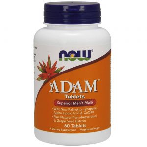 Comprar Now Foods, Adam Multivitamínico Masculino - 60 Tabletes