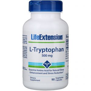Comprar Life Extension, L-Triptofano, 500 mg, 90 Cápsulas Vegetais