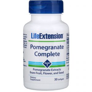 Comprar Life Extension, Pomegranate Complete, 30 Cápsulas Softgel