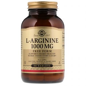 Comprar Solgar, L-arginina, 1000 mg, 90 Comprimidos