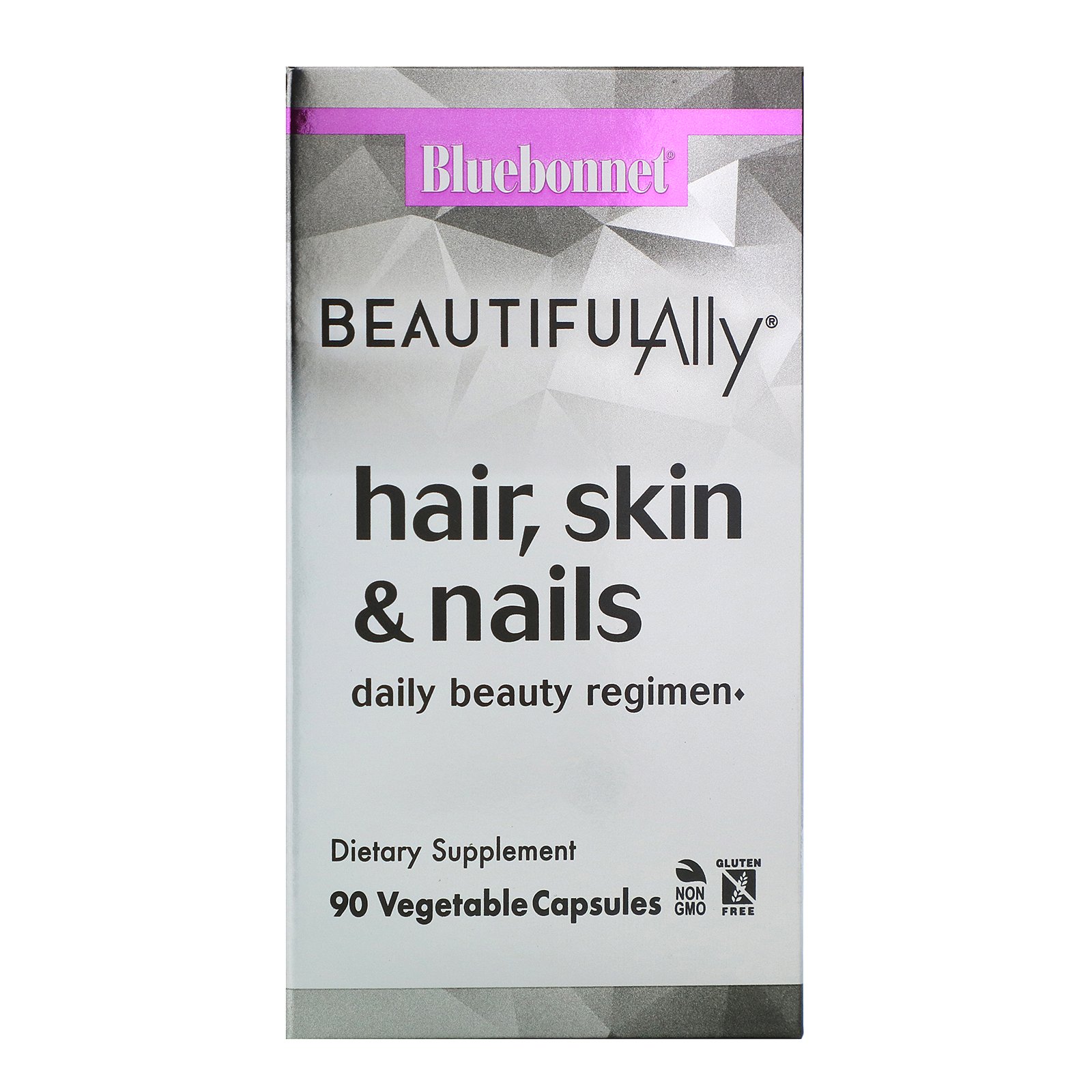 Comprar Bluebonnet Nutrition, Beautiful Ally, Cabelo, Pele e Unhas, 90 Cápsulas Vegetais