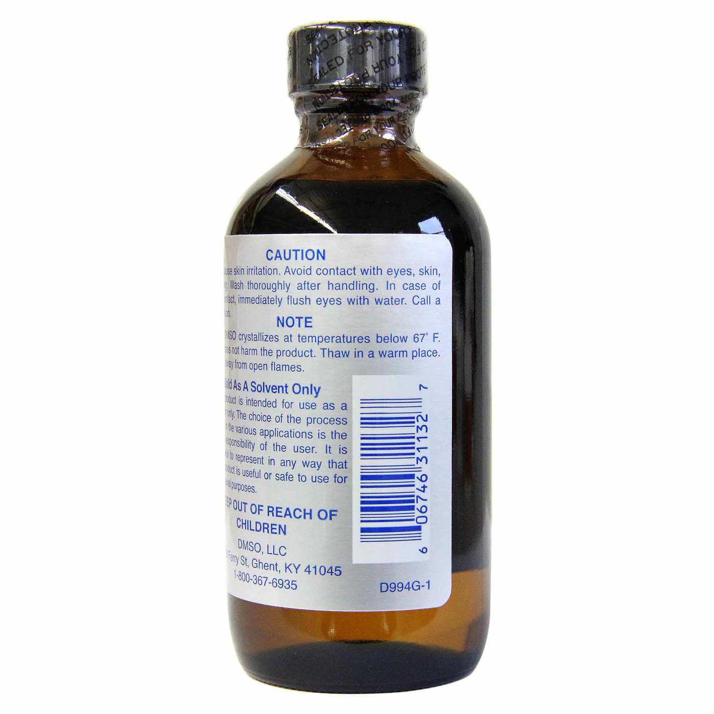 Comprar Nature's Gift, DMSO líquido 99,9% Puro (vidro) - 118,3 ml - Imagem 3
